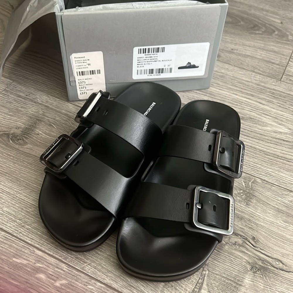 Balenciaga Mallorca sandal leather made in Italy size 37 excellent condition